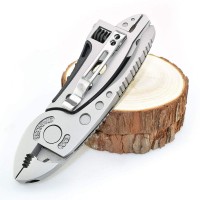 Outdoor Camping Portable Multi-Purpose Folding Multitool silver Pliers Pocket mini Knife Screwdriver Set Bottle Opener